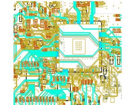 PCB layout with impedance trace mapping